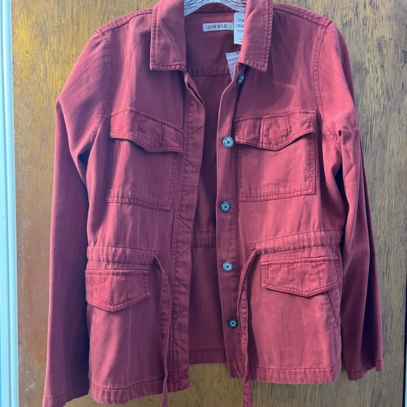 Orvis Jackets & Blazers - Orvis Twill Jacket in Rosewood Size Small S